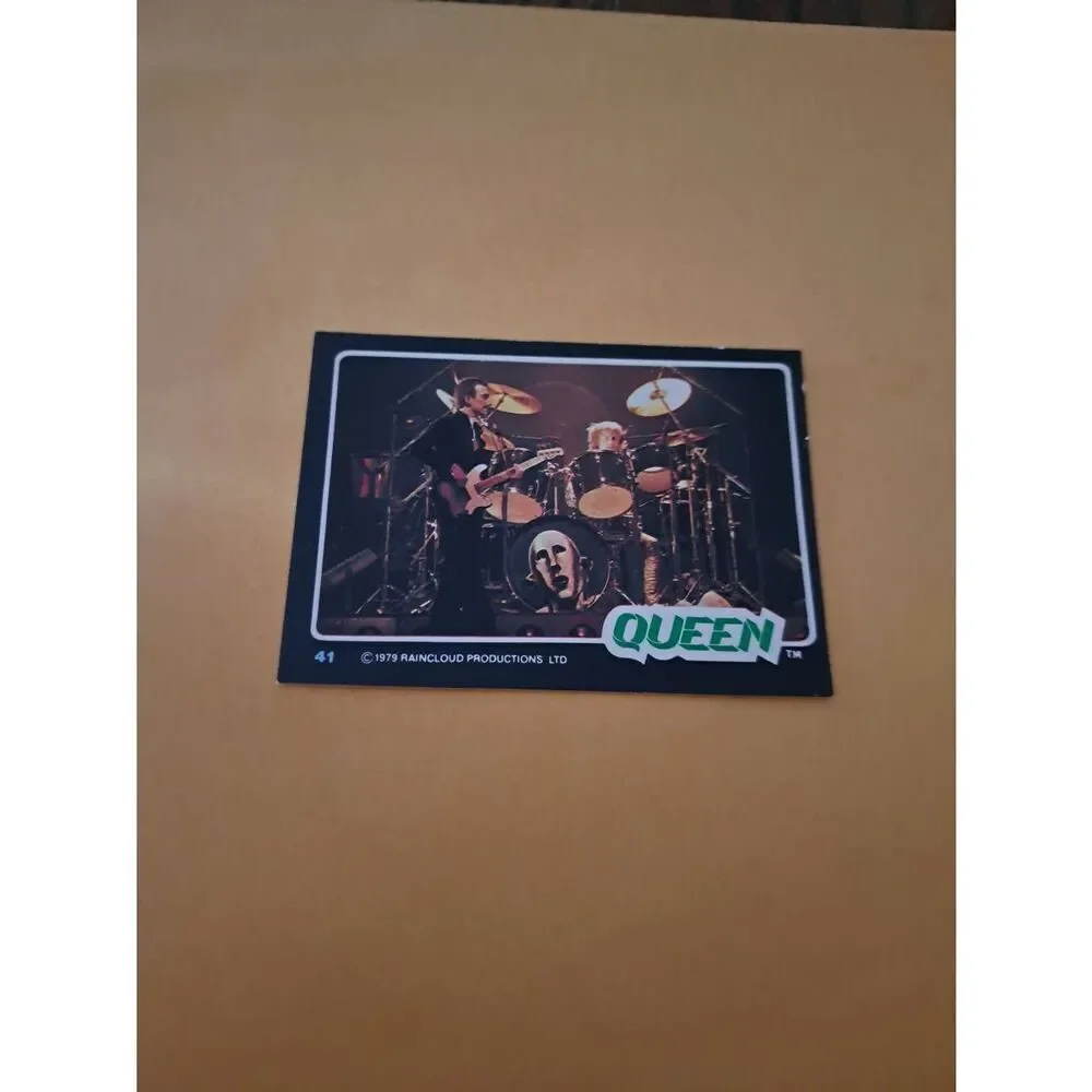 Vintage 1979 Raincloud Productions Queen Trading Card #41 Rock Band Memorabilia